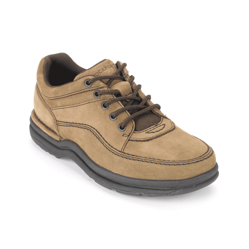 Rockport Mens Sneakers Khaki - World Tour Classic Shoe - UK 604-FTGPUK